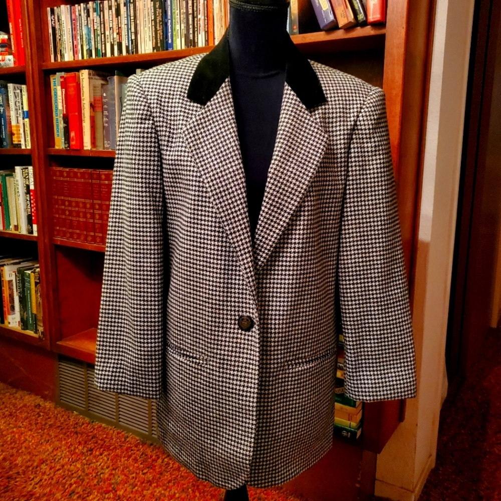 Houndstooth Blazer